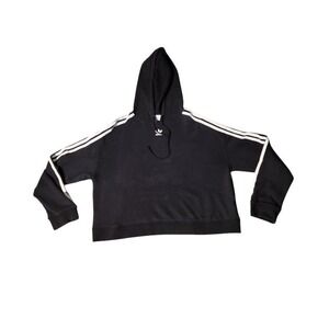 Adidas Originals Black Stripe Hoodie | Size L